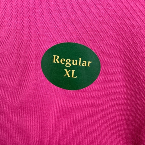 L.L. BEAN Pink Cowl Neck Long Sleeve Tee Shirt Relaxed Fit NWT / Women's XL - Picture 3 of 9